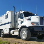 Quick Silver Wireline Vehicle on Road - Wireline Company in Drayton Valley