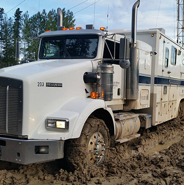 Slickline Truck - Wireline Services Grande Prairie by Quick Silver Wireline